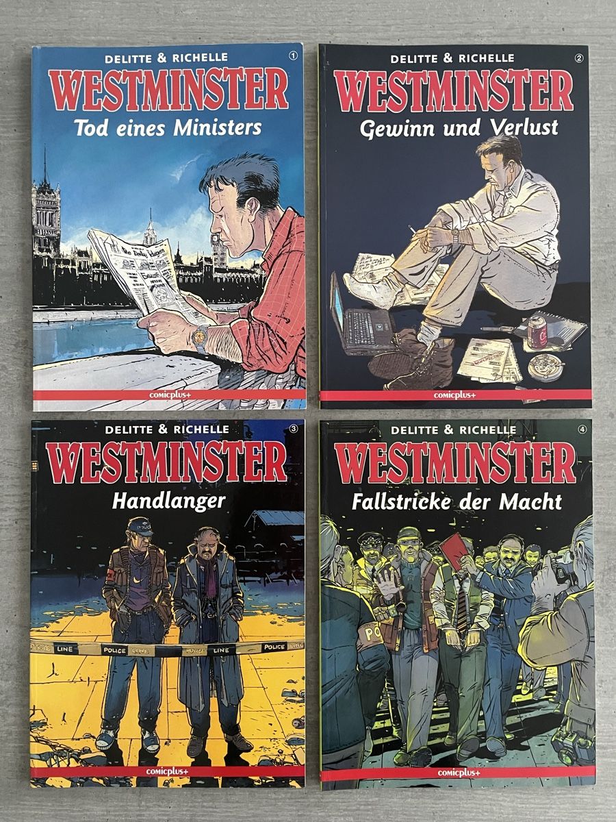 Fumetti: WESTMINSTER BAND 1 bis 4 / Delitte & Richelle – Nuovo (secondo la descrizione) da Pfungen venduto da Druller