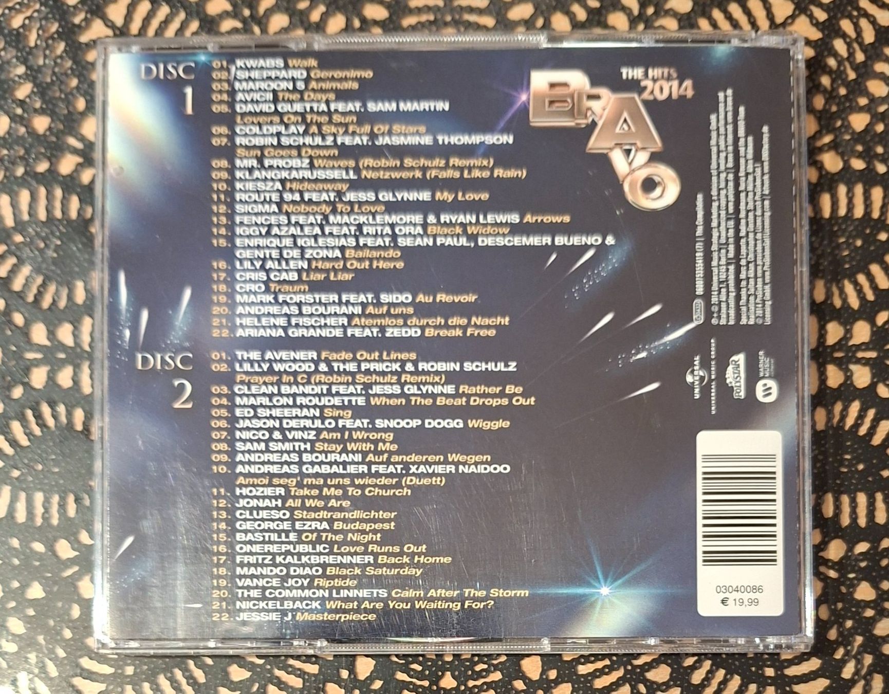 CD: Bravo Hits - The Hits 2014, 2CD Hit Compilation Sampler 2014 – Usato da Amriswil venduto da Celini3 1
