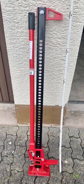 Cric A Cremagliera STREND PRO Farm Jack – Sollevatore Fino A 3 Tonnellate, Altezza 12.5-105 Cm, Per Fuoristrada, Trattori, Veicoli Bloccati, Peso 14 Kg, Utilizzo Pesante