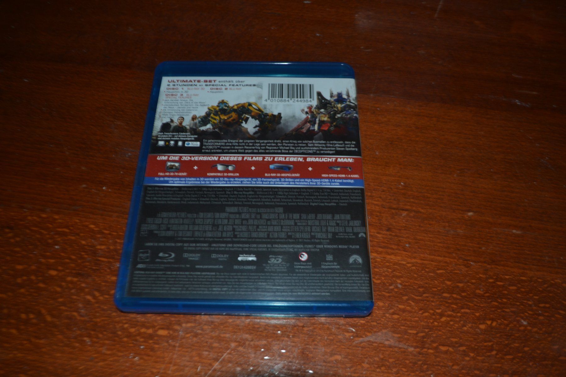 Tous les DVDs: Transformers 3 in 3D – D'occasion à Laupen ZH par chefdom 1