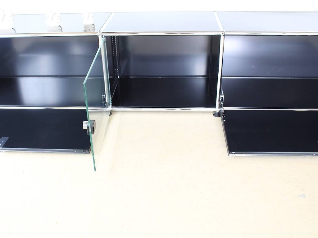 Mobili TV: USM Lowboard in Schwarz – Usato da Meinisberg venduto da atelier_TILIJA 2