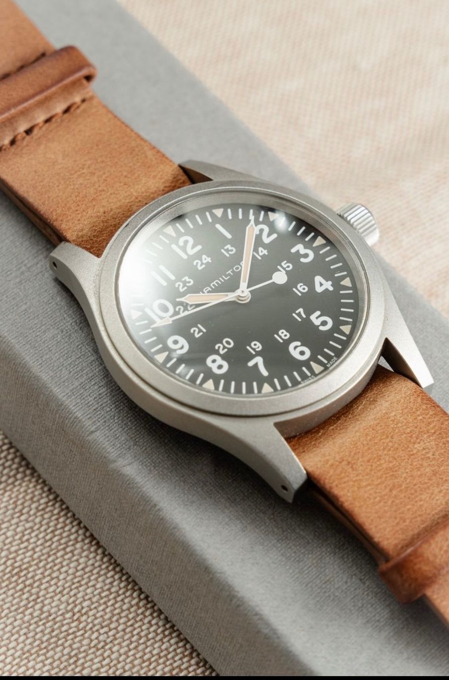 Hamilton Orologi: Hamilton Khaki Field Mechanical 38mm + 8 Straps ab 1.-! – Nuovo (secondo la descrizione) da Seedorf BE venduto da cali_watches 9