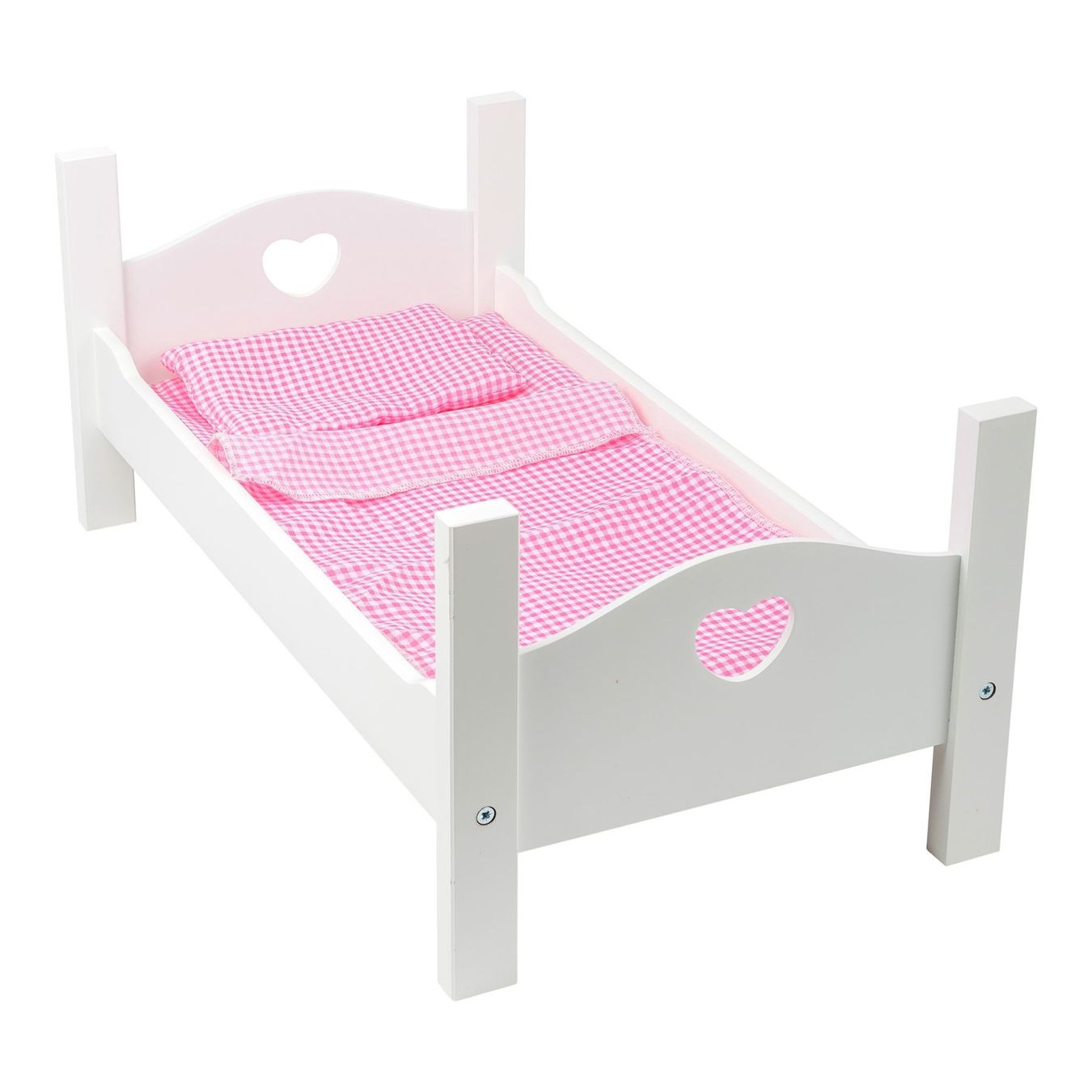 Case e mobili per bambole: Puppenmöbel - Puppenbett, Bettwäsche – Nuovo e nell'imballaggio originale da Wettingen venduto da Swala