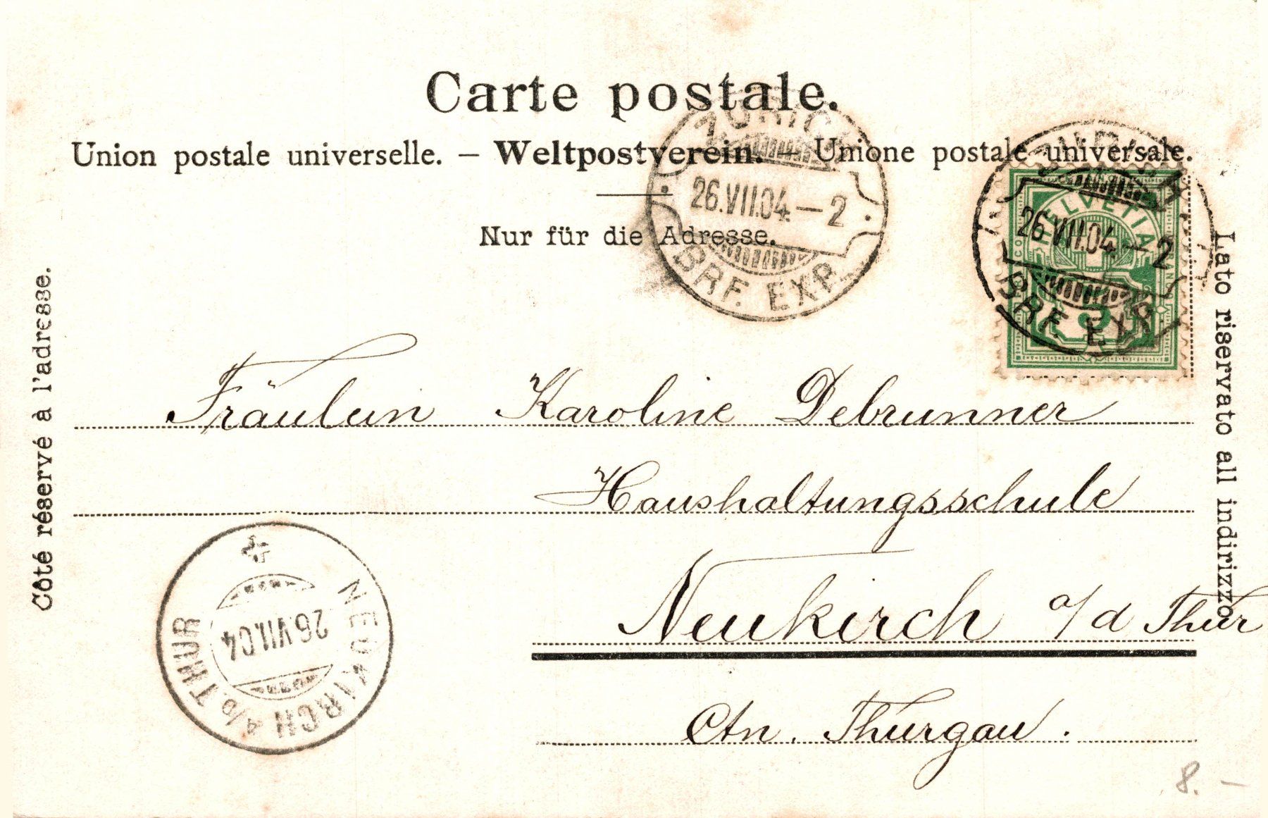 Cartes postales: Zürich - Alpenquai – D'occasion à Bronschhofen par Astore 1