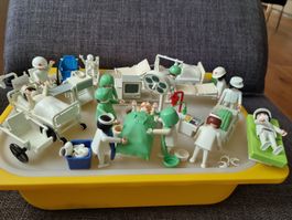 Playmobil Krankenhaus Set Figuren Zubehör gebraucht