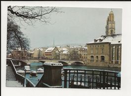 AK ca. 1975 Zürich im Winter