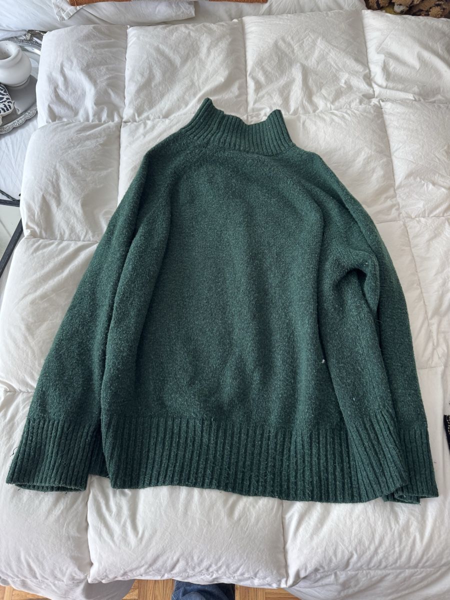 Maglioni & Felpe: Pull d'hiver vert sapin chaud et confortable, taille M – Usato da Genève venduto da lejardindesvetements 3