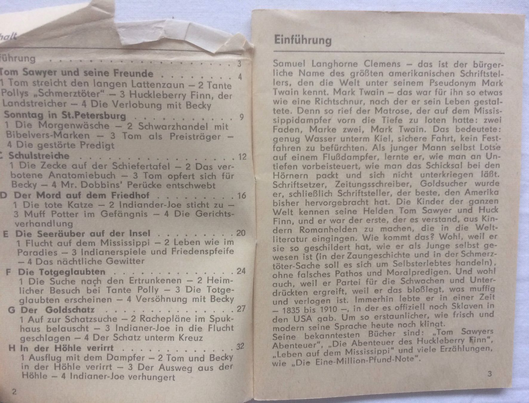 Giochi: TOM SAWYER - Quartettspiel - DDR 1973 – Usato da Schaffhausen venduto da durruti 2