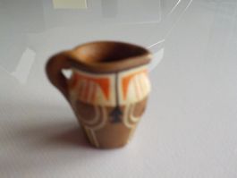 Antikes mini Dekor Krug Afrika.(Setzkasten od.Puppenhaus)37