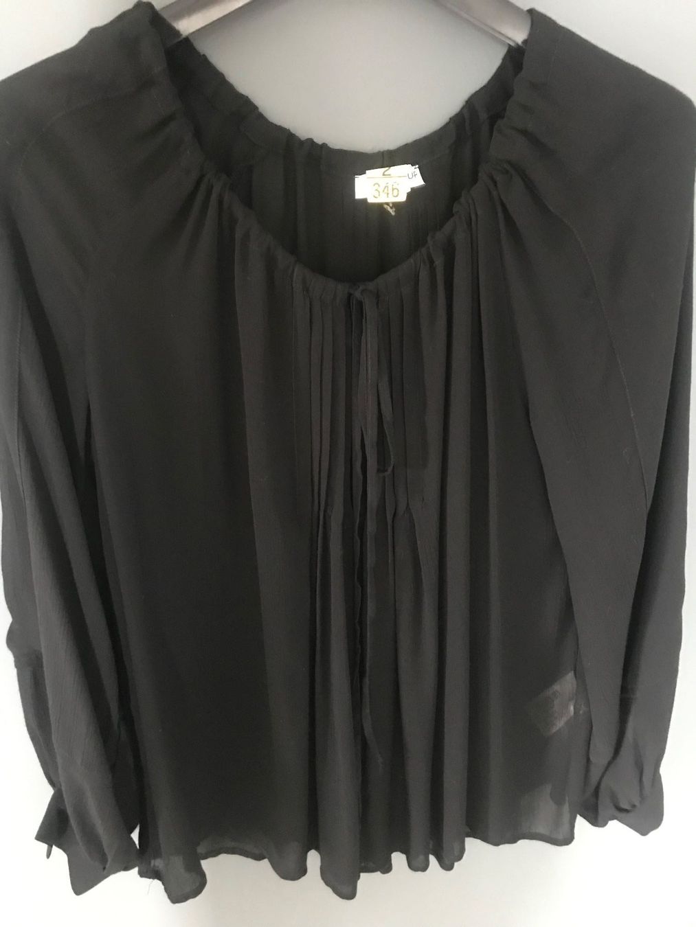 Camicette: Bluse Dondup, schwarz, Gr. IT 40 – Usato da Kilchberg venduto da boudoir076 1
