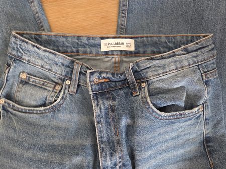 Pull&Bear Jeans, gerade Beine, hellblau, Gr. 40, Top Zustand
