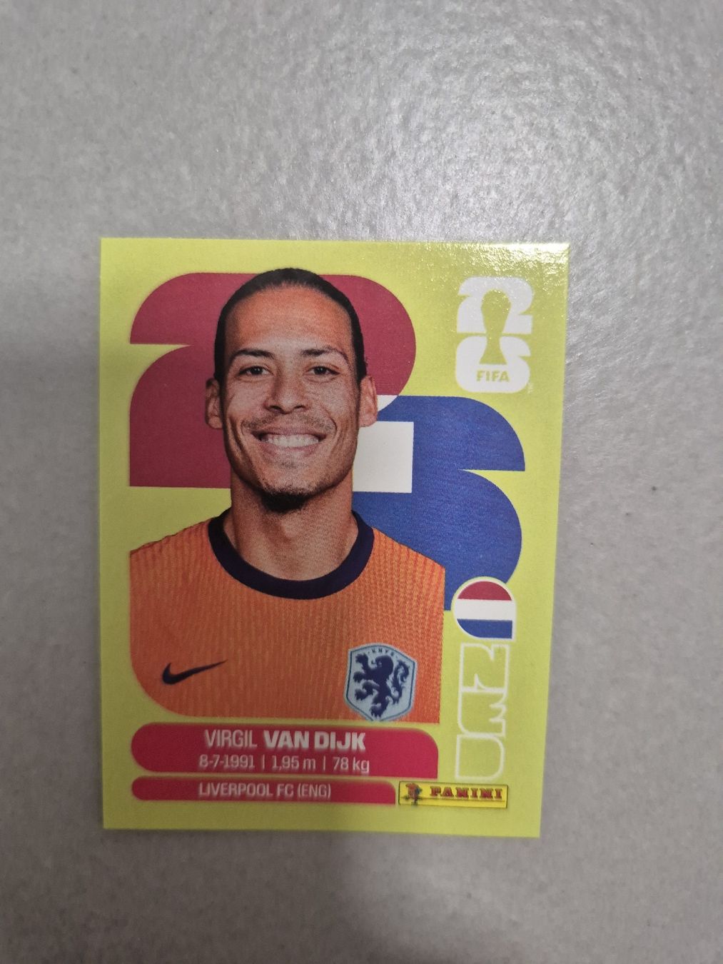 Panini Carte collezionabili: WM Panini Sticker Virgil Van Dijk – Nuovo (secondo la descrizione) da Volketswil venduto da 2000ra