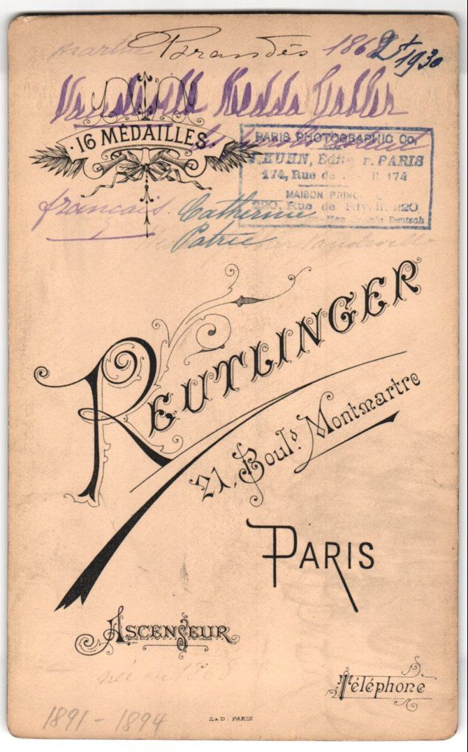 Fotografie & Manifesti: Fotografie Reutlinger, Paris, Schauspiel – Usato da Berlin venduto da bartko-reher 1