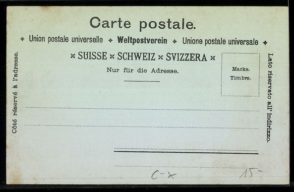 Ansichtskarten: Mondschein-Lithographie Glarus, Post, Te – Gebraucht aus Berlin von bartko-reher 1