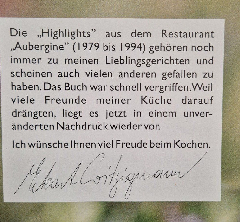 Libri: Eckart Witzigmann, Koch Buch, "Highlights", fast neu – Usato da St. Moritz venduto da Guenteratch 3