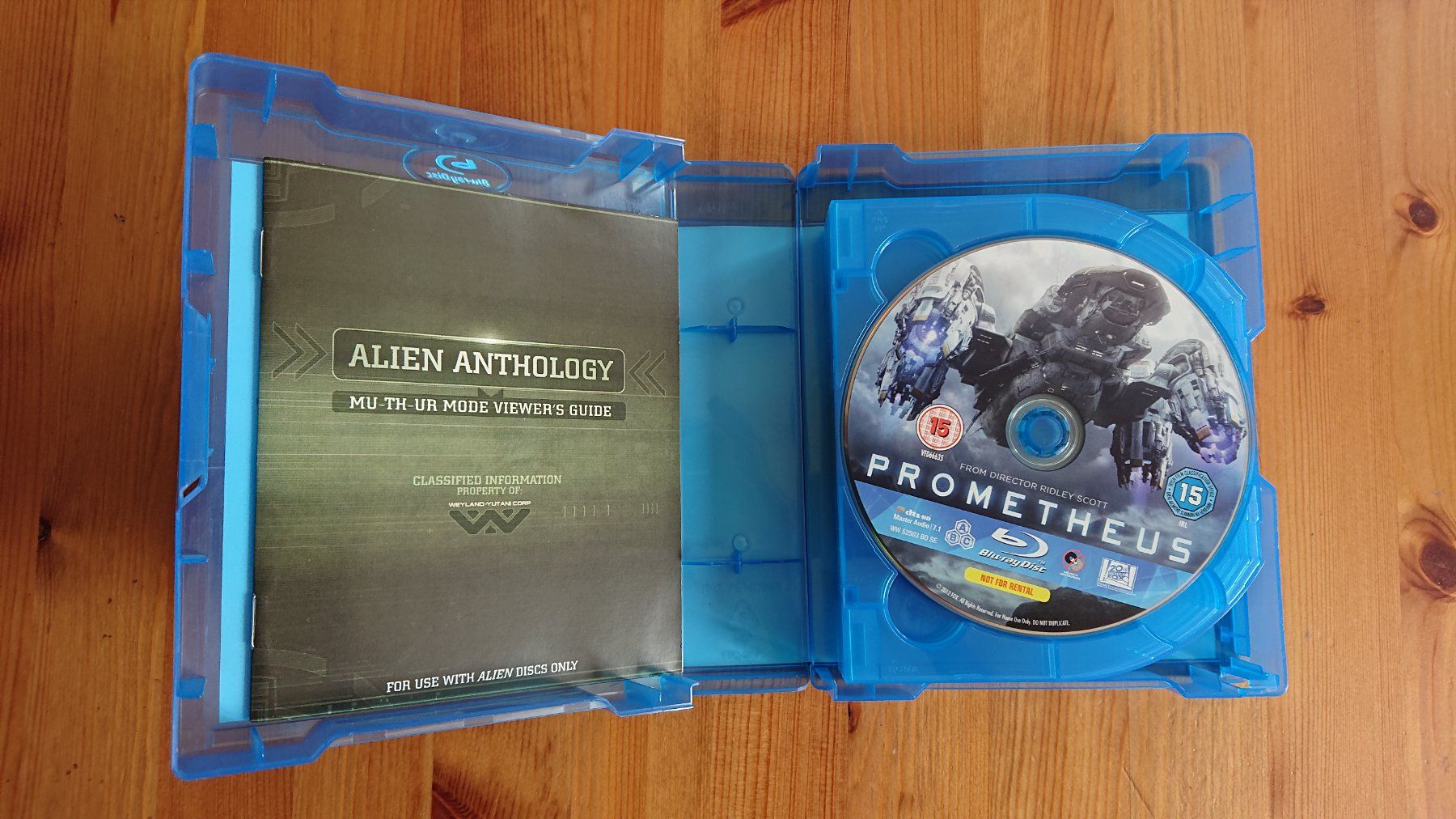 Spielfilme: PROMETHEUS TO ALIEN THE EVOLUTION 5 Film Collection Blu-Ray – Gebraucht aus Wilderswil von  5