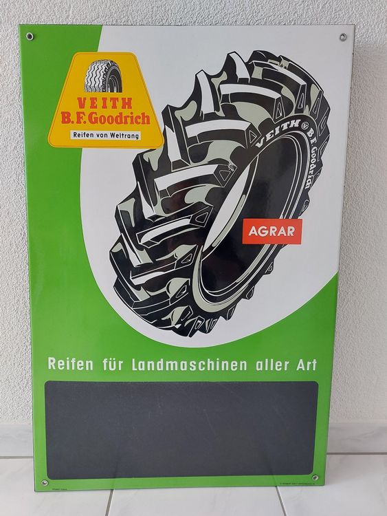 Emailschild Veith Goodrich Pneu Agrar Plaque émaillée Kaufen auf Ricardo