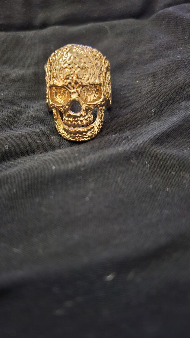 Anelli: bague acier doré  gr 58 – Usato da Lausanne venduto da Angelite