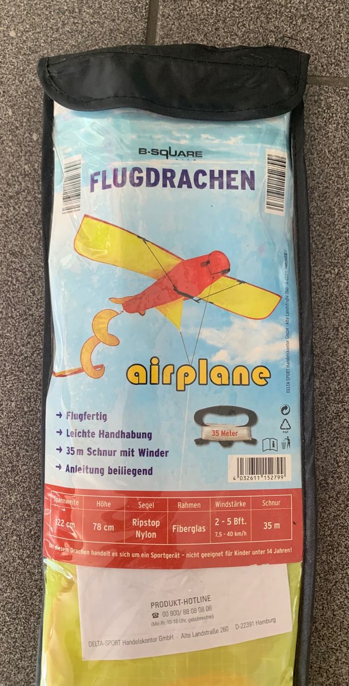 Aquilone: Flugdrache originalverpackt – Nuovo e nell'imballaggio originale da Hünenberg See venduto da spartakus02 1
