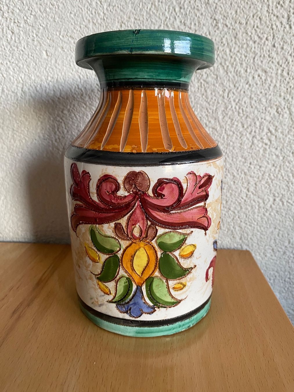 Vasen & Gefässe: ältere schwere Keramik Vase Handarbeit – Gebraucht aus Schwarzenburg von Michellu