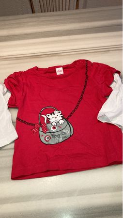 Mädchen Pulli,Gr.80 mit süssem Katzenmotiv nr.4