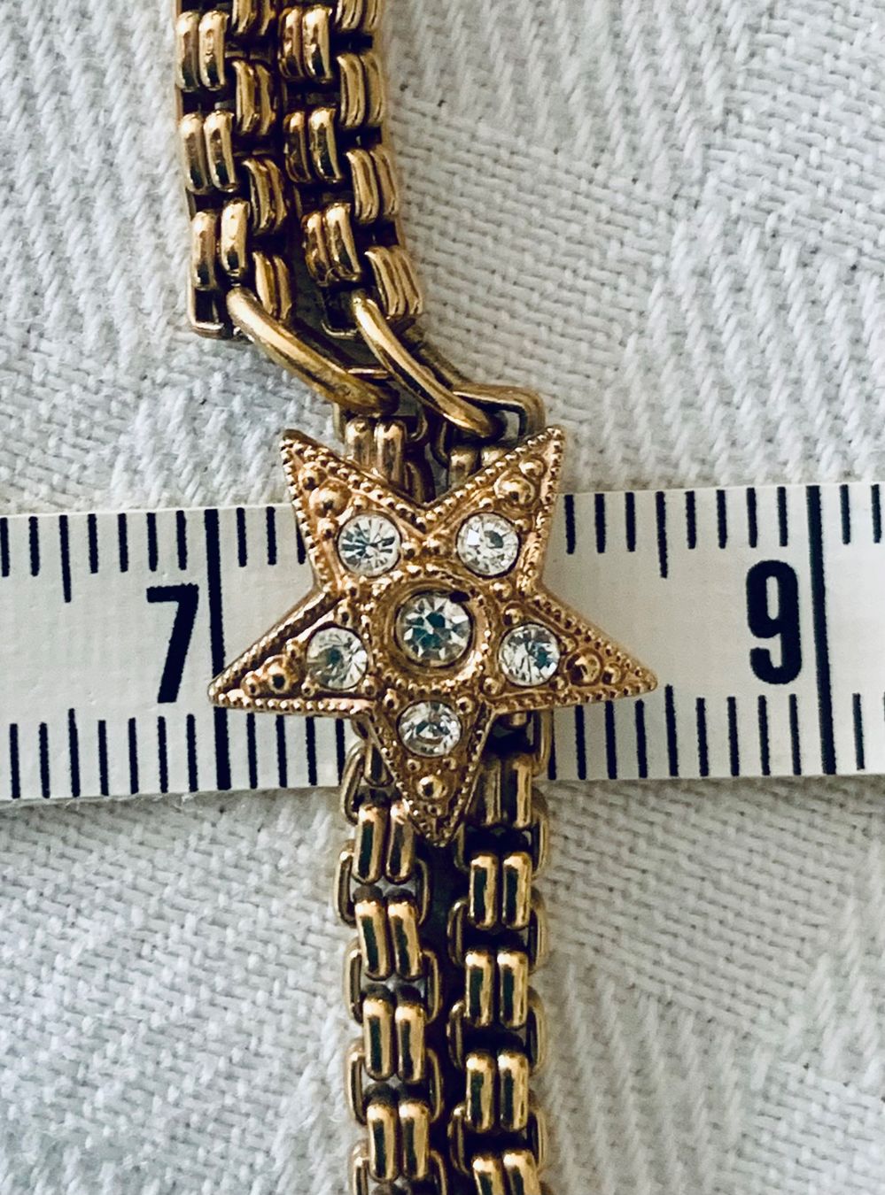 Ketten: Kette mit Zirkonias, goldfarben – Gebraucht aus Bern von Flora.Sonea 3