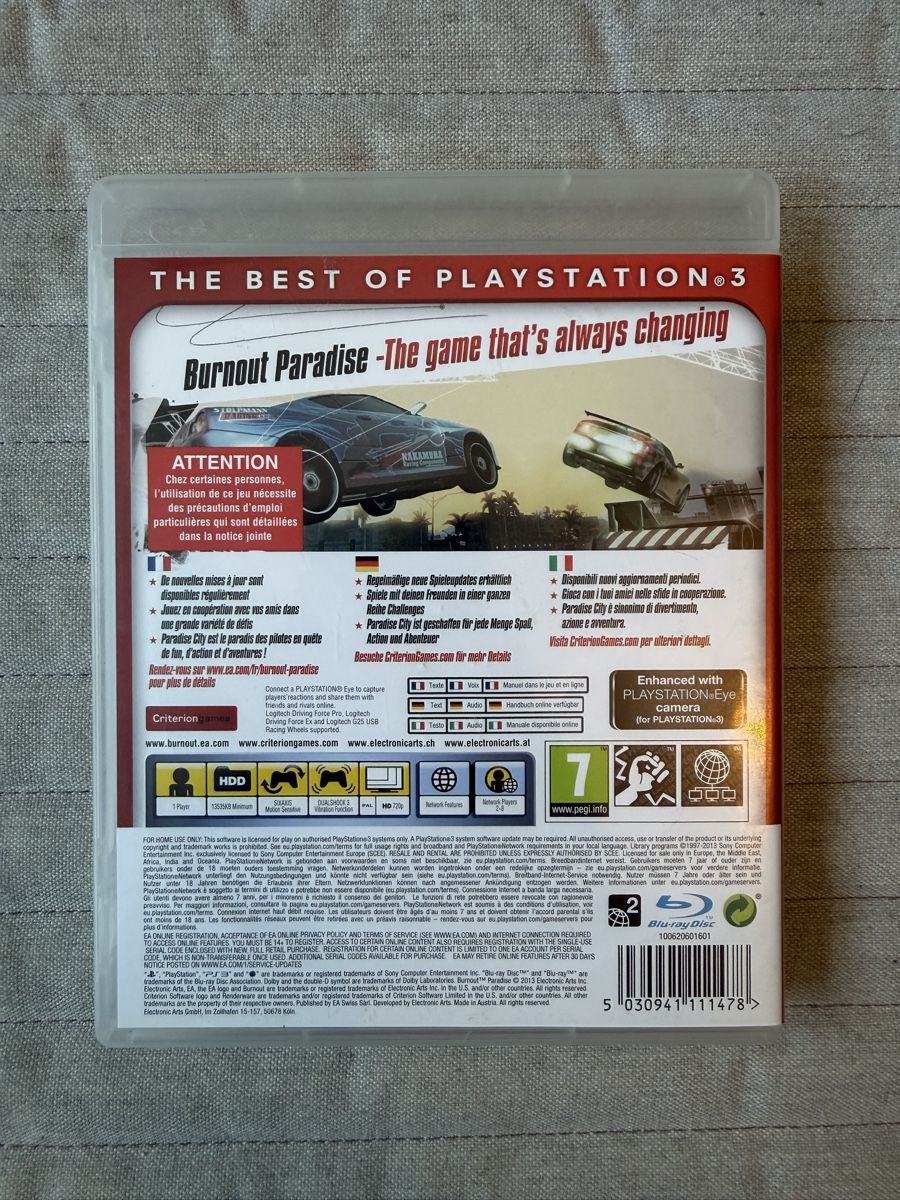 Sony Giochi: Burnout Paradise (Essentials) für PS3 – Usato da Thunstetten venduto da Virus_33 2