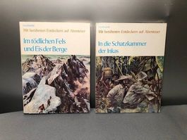❗Jetzt =12.- Fr.!!❗2 Bücher Enzyklopädie Im tödl.Fels + INKA