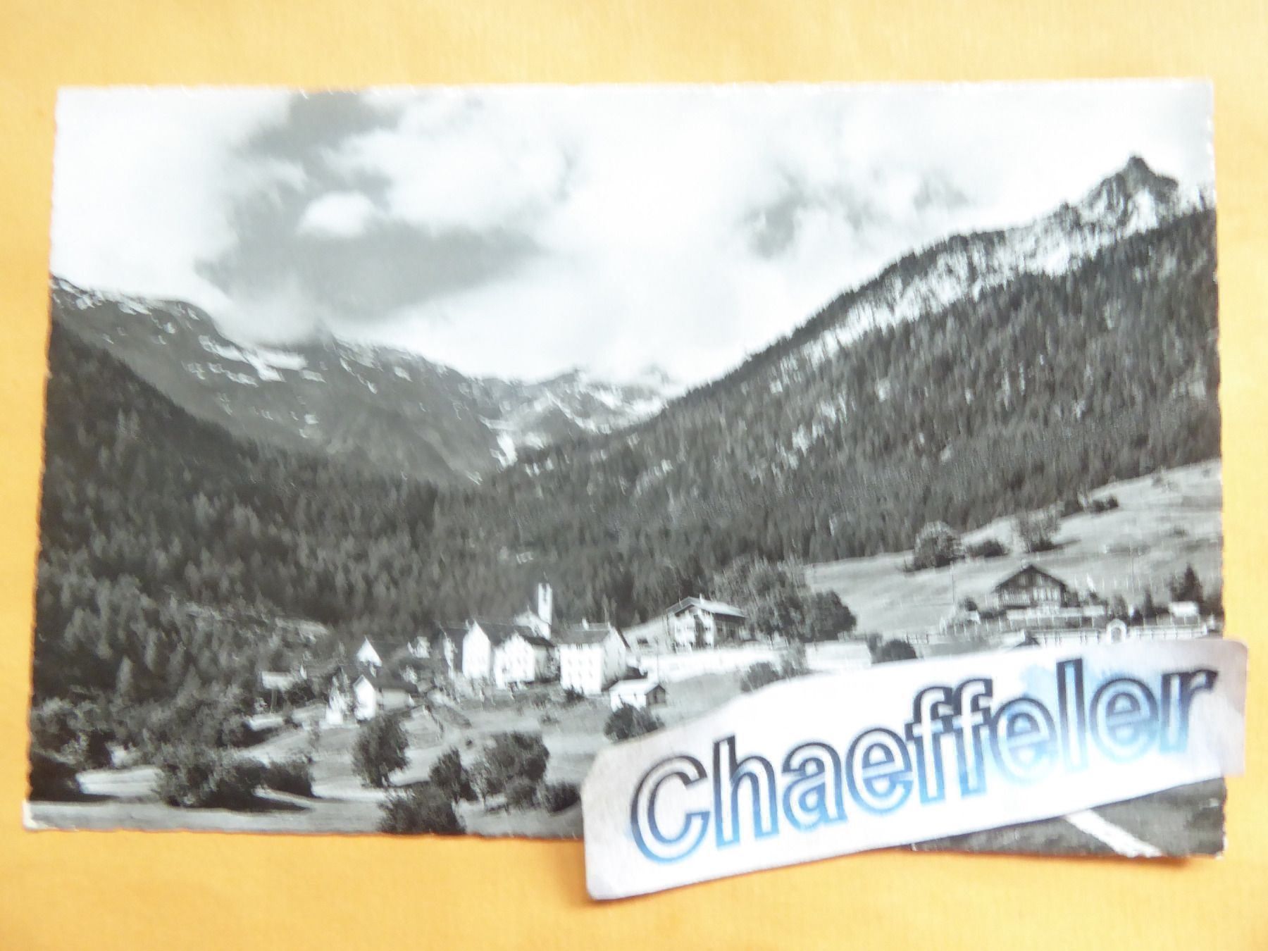Cartoline postali: 1956 Dalpe, Campo Tencia – Usato da Zürich venduto da Chaeffeler