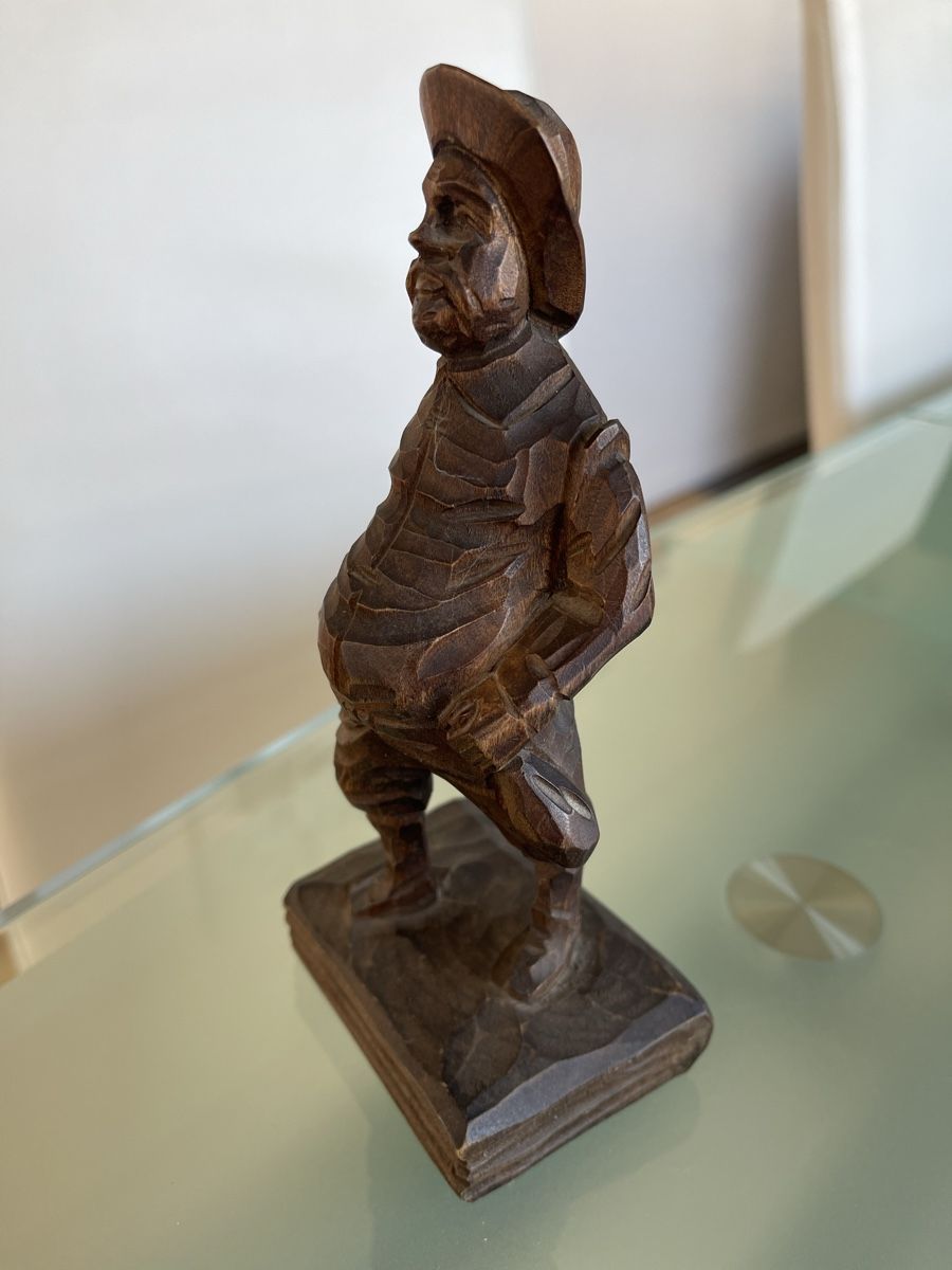 Statuette: Holzfigur -  Sancho Panza – Usato da Kehrsatz venduto da bianca69 3
