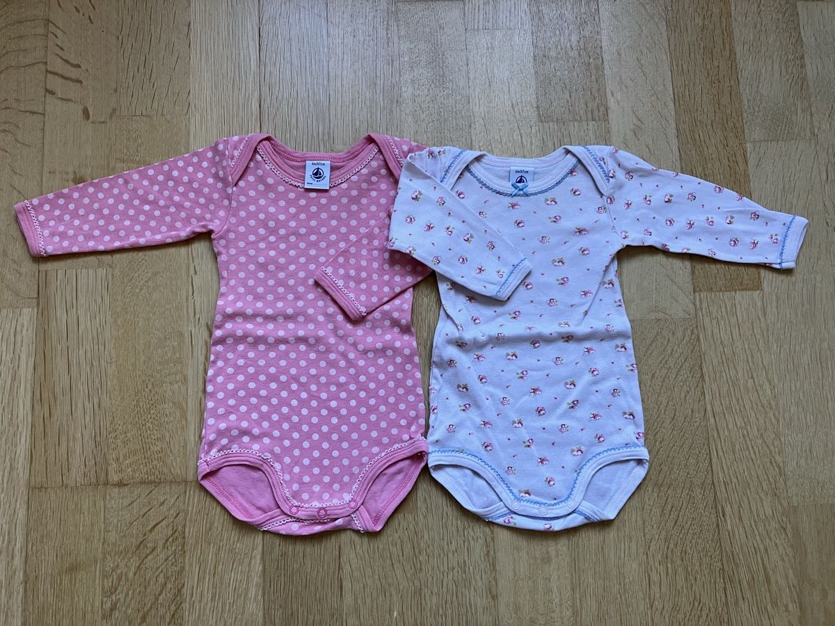 Petit Bateau Lotti & Set di vestiti: Bodies Petit Bateau 6m/67cm – Usato da Bern venduto da Anna1235