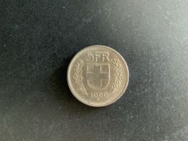 Pièce de monnaie CH 5.- 1966