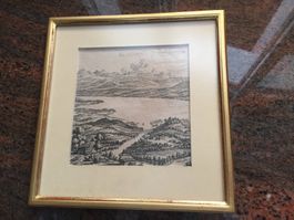 Zürich Kupferstich Original