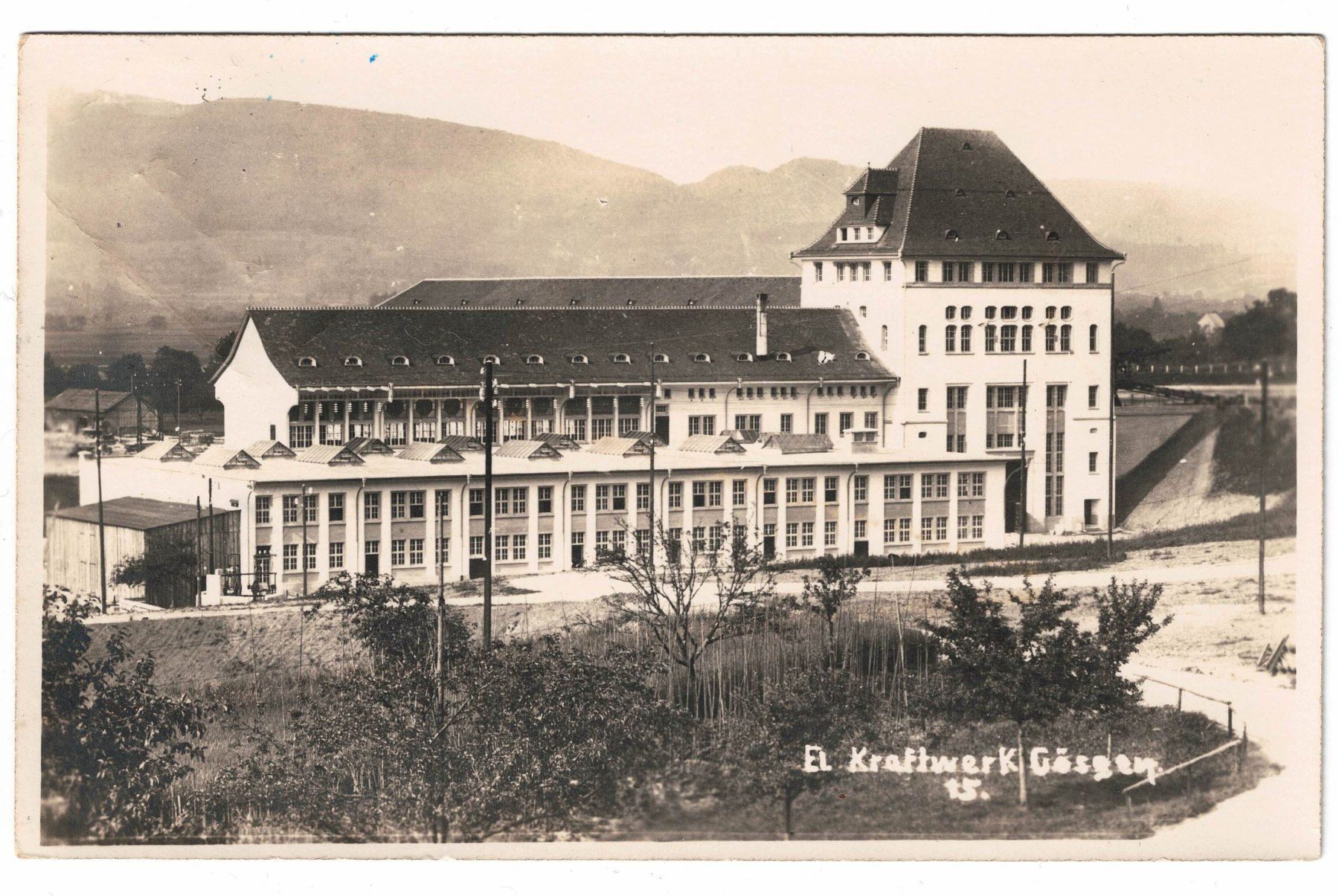 Cartoline postali: Ansichtskarte El. Kraftwerk Gösgen – Usato da Küsnacht ZH venduto da scholli58