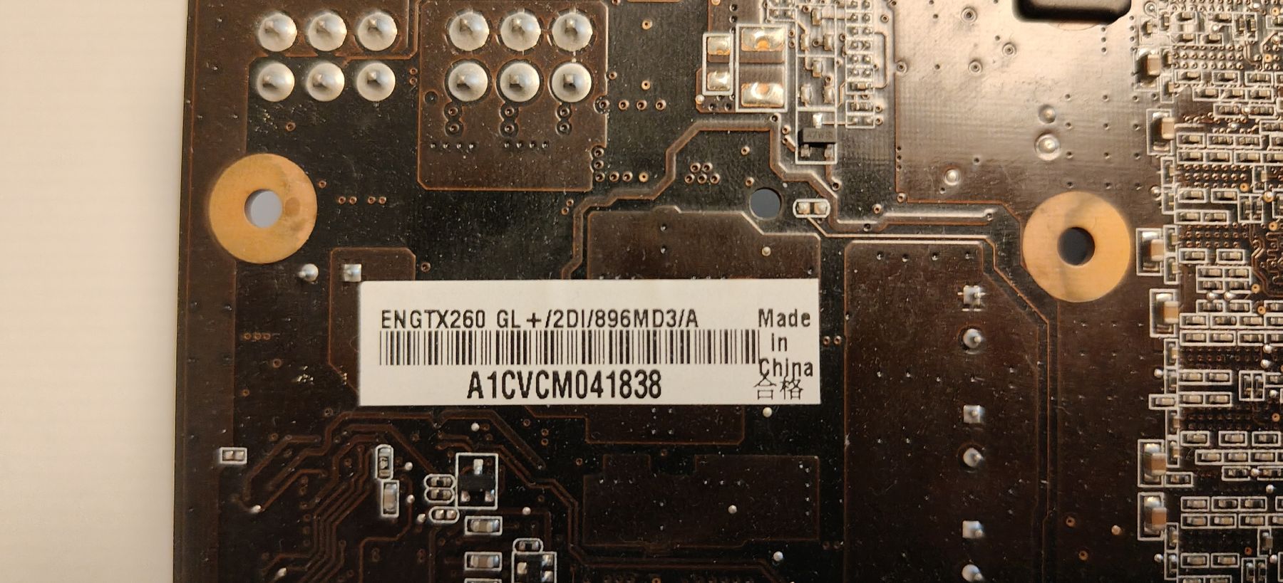 Asus Cartes graphiques: Asus GTX 260 Grafikkarte – D'occasion à Gasel par Realrumblejack 2