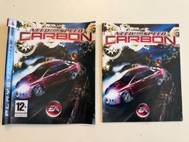 Hüllencover + Beilage zu PS3 Game NEED FOR SPEED CARBON