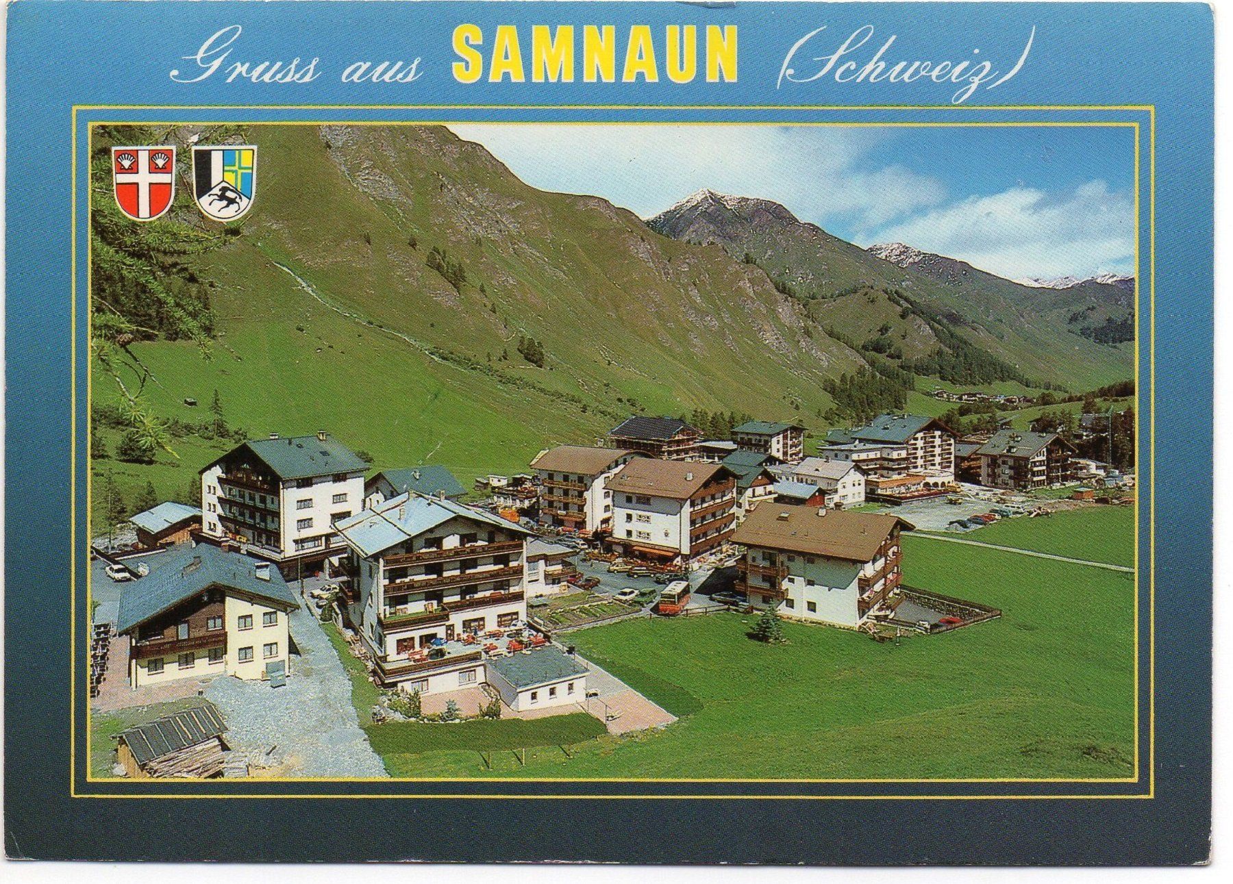 Cartoline postali: Gruss aus SAMNAUN – Usato da Jona venduto da philajona