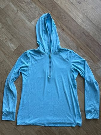 Active Hoodie, hellblau, Grösse M Sport Langarmshirt Pulli