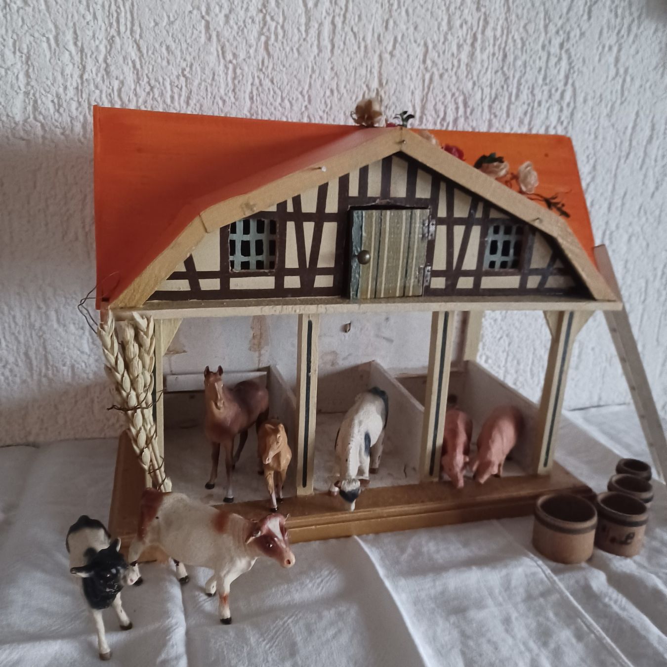 Giocattoli: Gottschalk antiker kleiner Stall – Usato da Abtwil SG venduto da luupsy