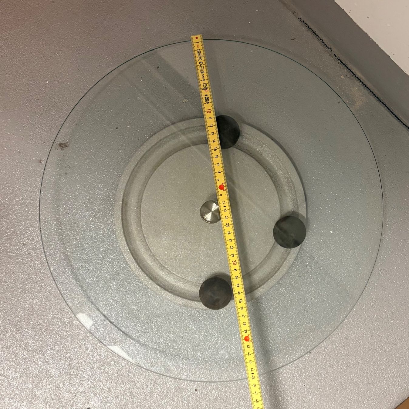 Servierplatten: Drehteller Glas Michael Rösing 1989 neuwertig – Gebraucht aus Ostermundigen von dec_zd2f 1