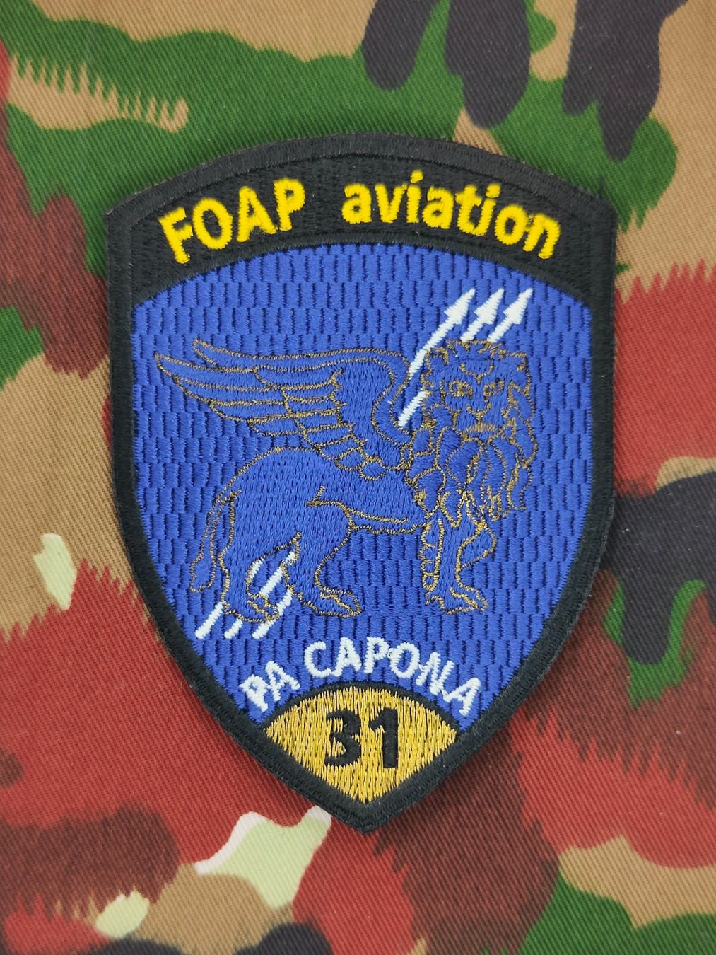 Schweizer Armee Placchette & Badge: Verbandsabzeichen Lehrverband Flieger 31 – Usato da Bauma venduto da SwissMilitaria