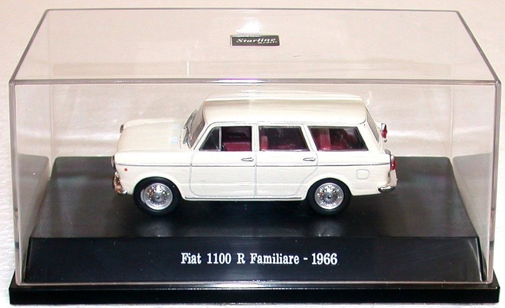 Miniature Starline 1/43 - Fiat 1100 R Familiare 1966 Vespa Servizio (occasion, Boîte Incluse)