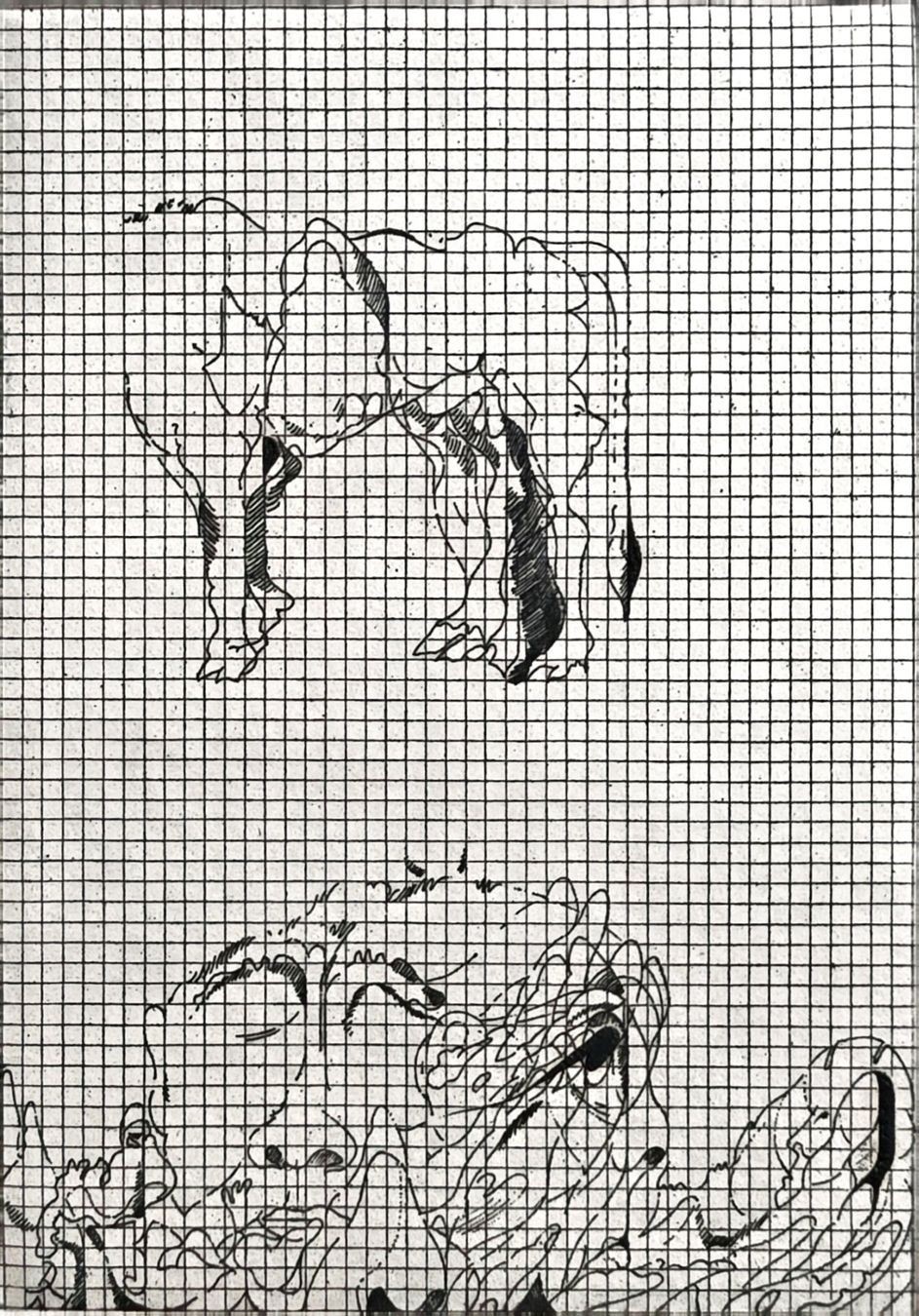 Gemälde: Daniel De Quervain - Kalt Nadel Radierung 1984 – Gebraucht aus Walterswil BE von Lonitti 5
