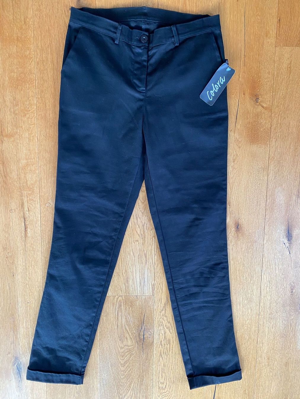 Pantaloni: Colora - Damen Hose, schwarz, S – Nuovo e nell'imballaggio originale da Meisterschwanden venduto da Lapins2019