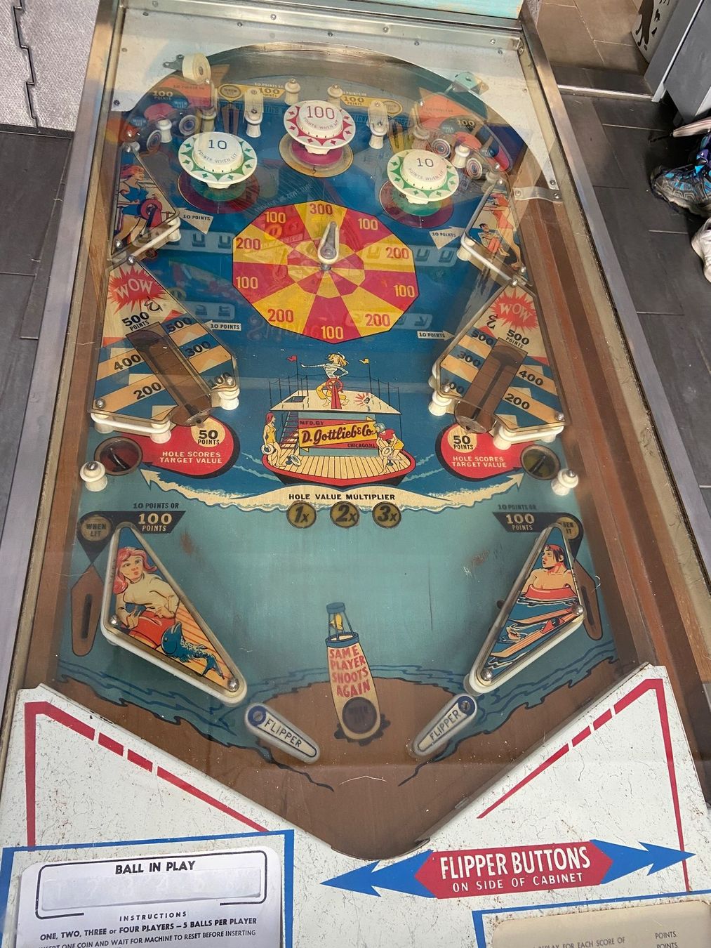 Flipperkästen: Flipperkasten Skipper 1969, spielbar – Gebraucht aus Ehrendingen von jauslin-trading 3