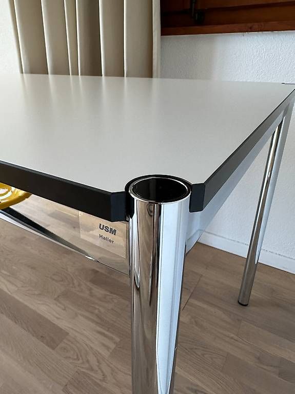 USM Scrivanie: Bureau USM Haller en stratifié gris perle // Ref. AY0441 – Usato da Ravoire venduto da ARKY_s 4
