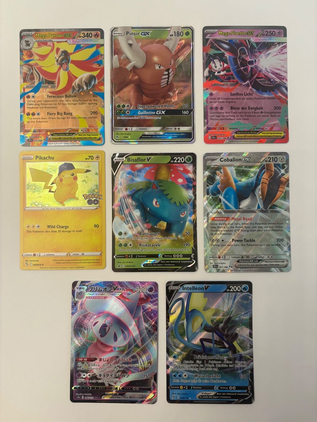 Pokémon Carte collezionabili: Pokemon Karten 8 St. – Usato da Zürich venduto da Pokimoki_1