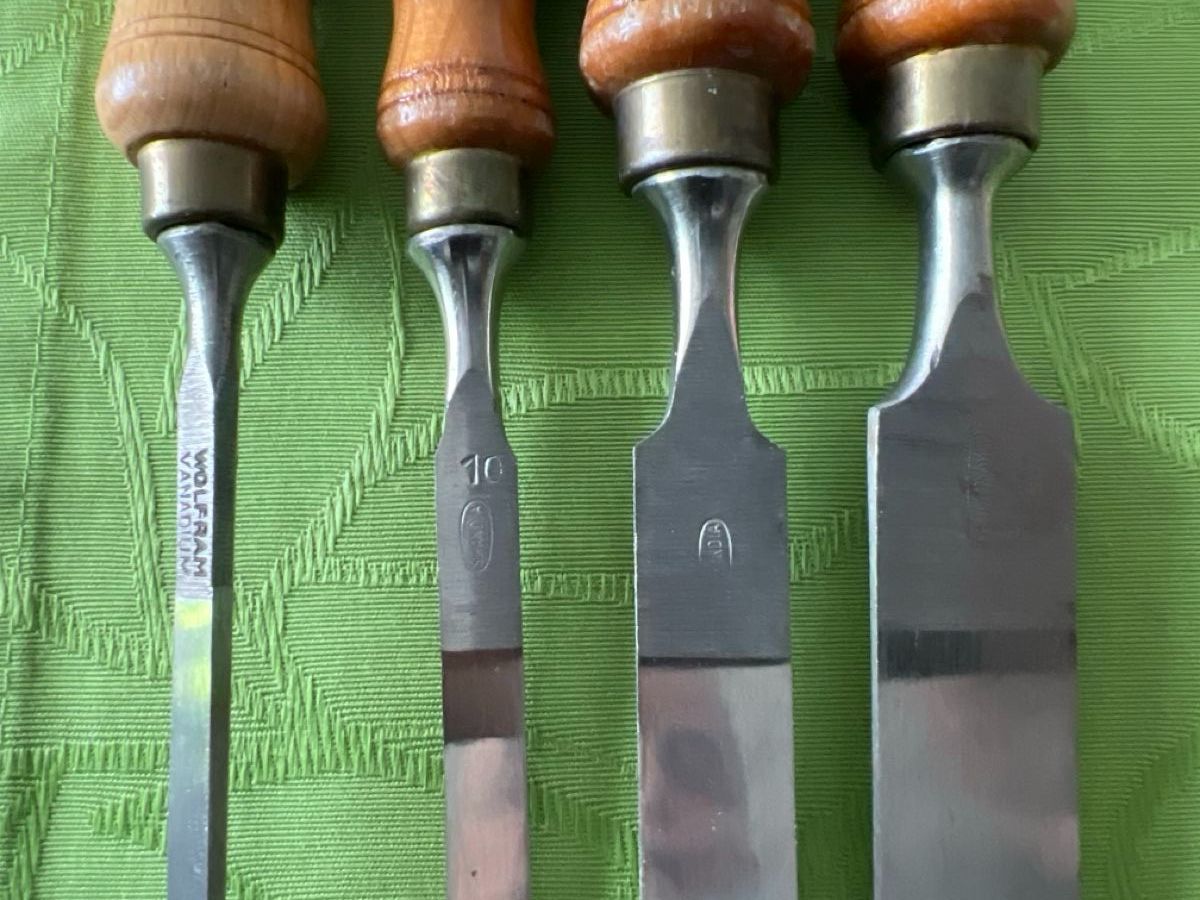 Tutti gli attrezzi: Skandia Tools Stechbeitel Set 4-teilig Wolfram Vanadium – Usato da Reinach BL venduto da Dahoo 4