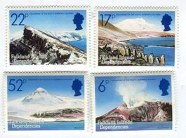 Briefmarken "Berge, Vulkane". Falklandinseln