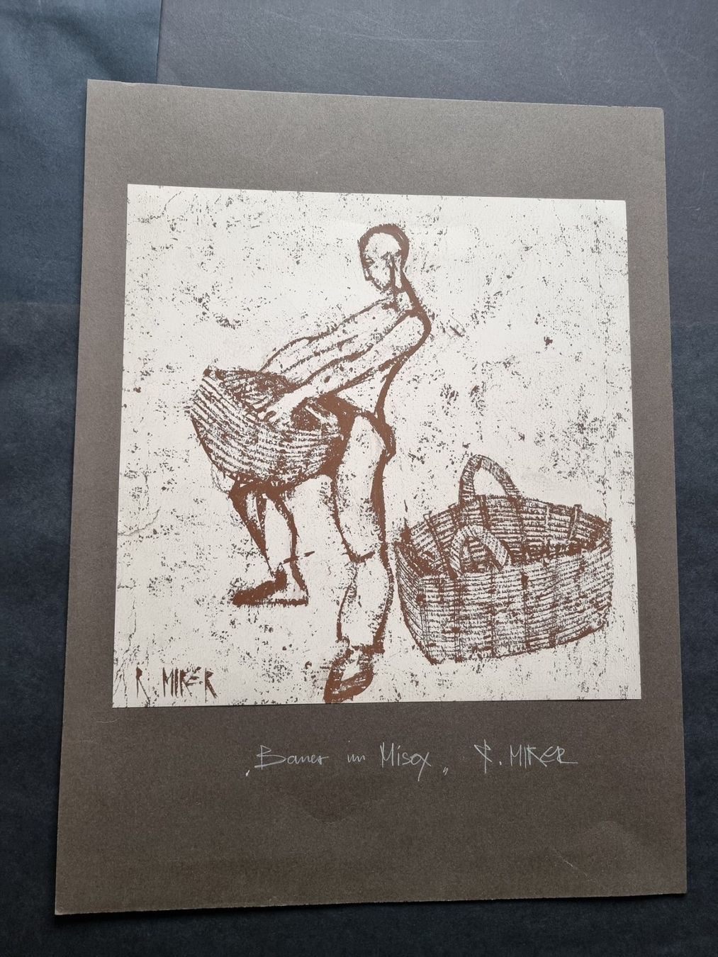 Poster & Bilder: RUDOLF MIRER KUNSTDRUCK HANDSIGNIERT – Gebraucht aus Gersau von grafik-kunst 1
